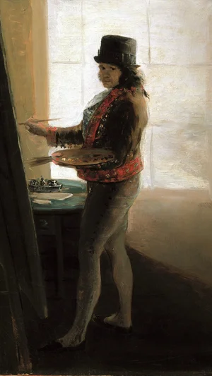 Self-Portrait in the Studio