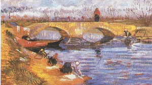 The Gleize Bridge over the Vigueirat Canal