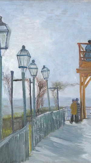 Terrace and Observation Deck at the Moulin de Blute-Fin, Montmartre