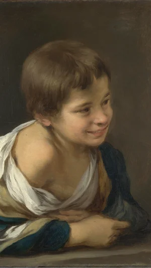 A Peasant Boy Leaning on a Sill