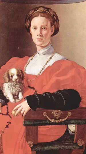 Portrait of a Lady in a Red Dress