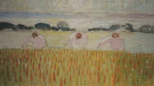 White Sun over the Wheat Fields