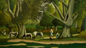Paisaje con lecheras