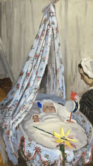 Jean Monet in his cradle