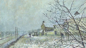 First Snow at Veneux-Nadon