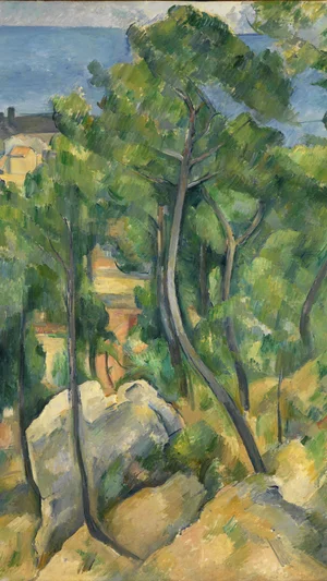 Rochers, pins et mer à l'Estaque