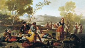 Picnic on the banks of the Manzanares