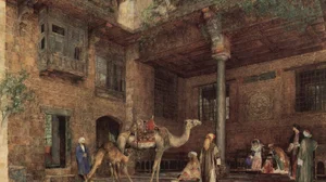 Courtyard in the Painter's House in Cairo