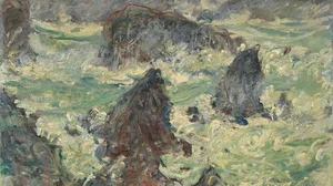 Claude Monet Tempête sur les Côtes de Belle-Île 1886