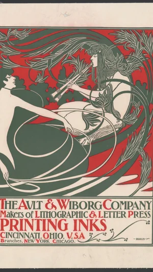 Ault & Wiborg Company, makers of lithographic & letter press printing inks