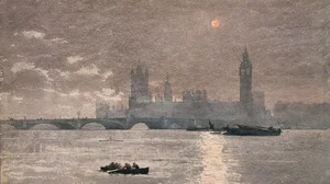 Westminster au coucher du soleil