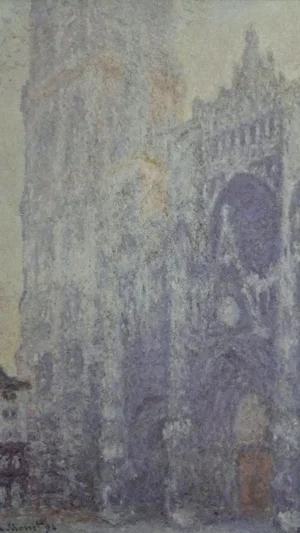 Rouen Cathedral, Portal and Tower Saint-Romain, Morning Light