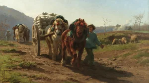 Rosa Bonheur - Retour de champs (1854)
