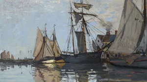 Bateaux dans le port de Honfleur