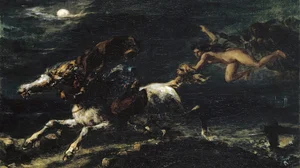 Tam O'Shanter pursued by Witches