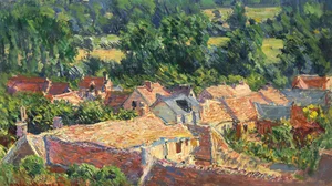 View of the village Giverny