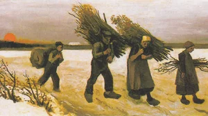 Wood Gatherers in the Snow