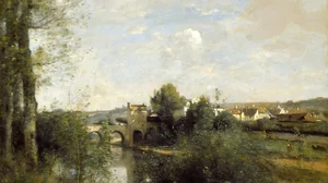 Seine and Old Bridge at Limay