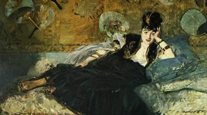 Woman with Fans