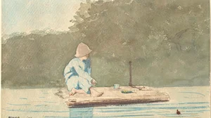 Boy on a Raft
