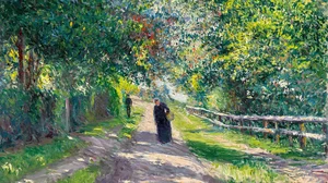 Avenue of the Villa des Fleurs in Trouville