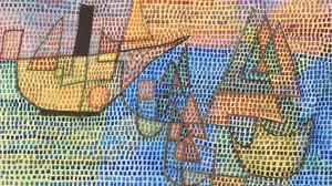 Dredger and Sailboats
