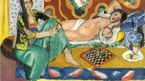 Odalisques Playing Checkers