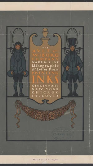 Ault & Wiborg Company, makers of lithographic & letter press printing inks