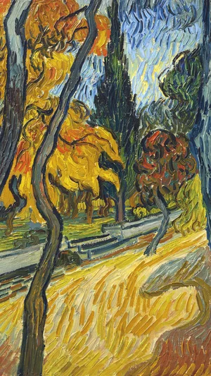 Trees in the Garden of Saint-Paul Hospital