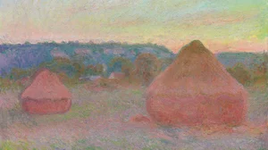 Stacks of Wheat (End of Day, Autumn)