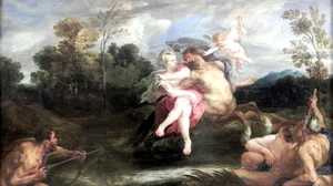 Die Entführung der Deianira durch den Kentauren Nessus