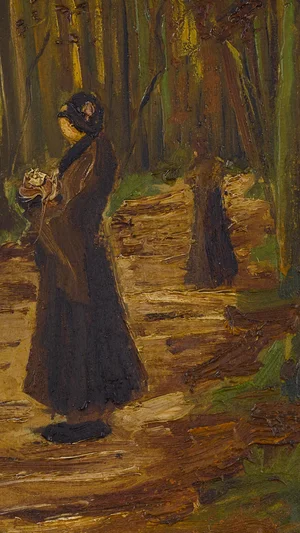Two Women in the Woods