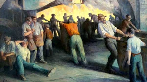 Foundry In Charleroi, La Coulée