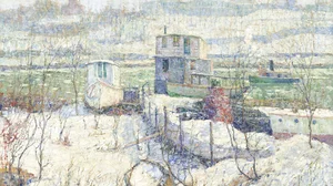 Boathouse, Winter, Harlem River