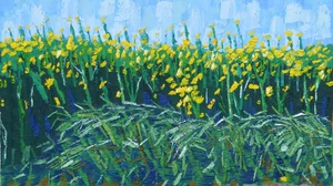 Rapeseed Field (After Van Gogh)