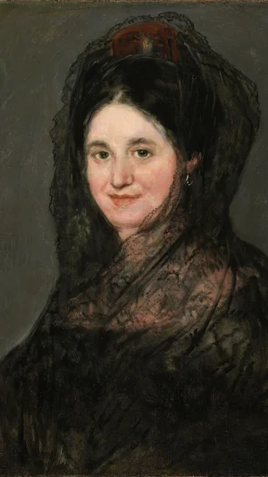 Portrait of a Lady in a Black Mantilla