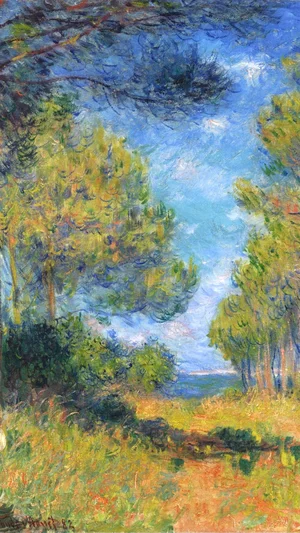 Claude Monet - Allée de sapins à Varengeville
