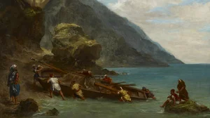 View of Tangier from the Seashore