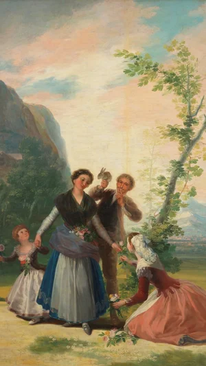 The Flower Girls or Spring