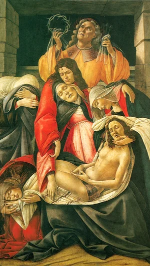 Lamentation over the Dead Christ with Saints