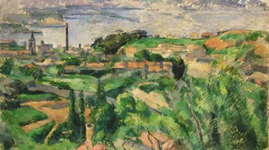 View of the Bay of Marseille with the Village of Saint-Henri