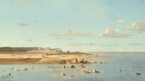 Washerwomen on the Banks of the Durance