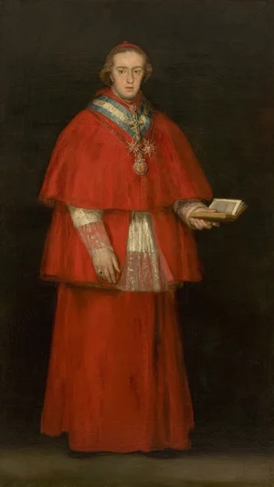 Portrait of Cardinal Luis María de Borbón y Vallabriga