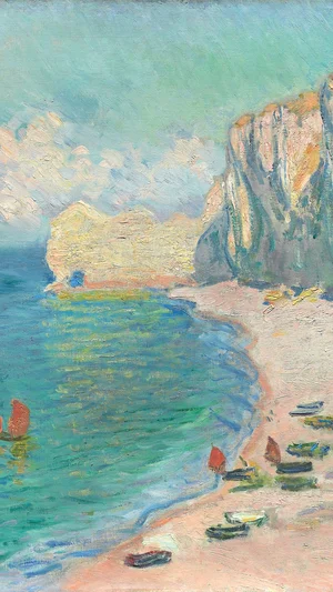 Étretat: The Beach and the Falaise d'Amont