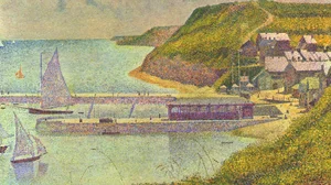 Port-en-Bessin, outer harbour, high tide
