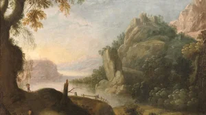 Paisaje con castillo