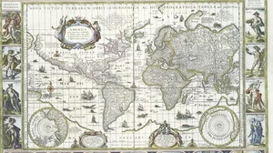 Nova totius terrarum orbis geographica ac hydrographica tabula