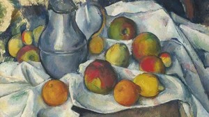 Bouilloire et fruits