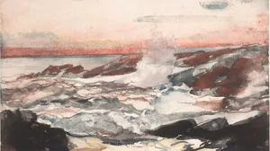 Prout's Neck, Surf on Rocks