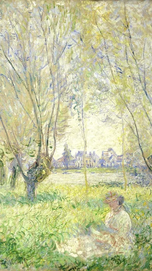 Woman Seated under the Willows
